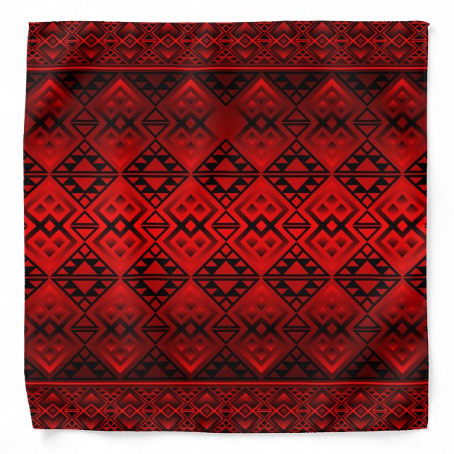 The Lodge (Red) Bandana (Front)