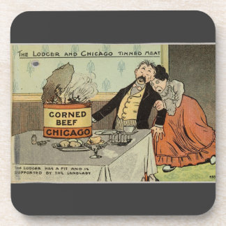 The Lodger and Chicago Tinned Meat Beverage Coaster