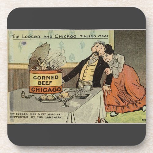 The Lodger and Chicago Tinned Meat Beverage Coaster
