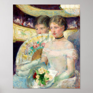 The Loge by Mary Cassatt Poster