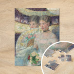 The Loge | Mary Cassatt Jigsaw Puzzle<br><div class="desc">The Loge (1882) by American impressionist artist Mary Cassatt. Original fine art piece is an oil painting on canvas depicting two elegant young women at the theater. 

Use the design tools to add custom text or personalize the image.</div>