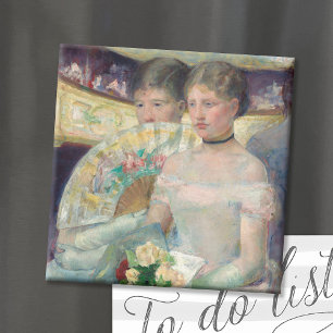 The Loge   Mary Cassatt Magnet