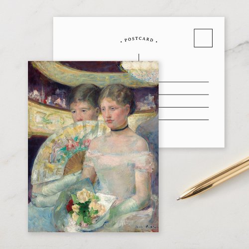 The Loge  Mary Cassatt Postcard