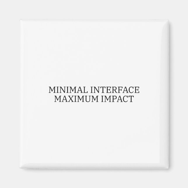 The Logic Anchors | Minimal Interface Technical Magnet (Front)
