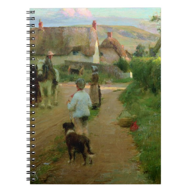 The Loiterers, 1888 (oil on canvas) Notebook (Front)