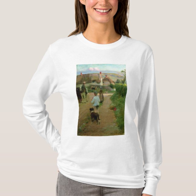 The Loiterers, 1888 (oil on canvas) T-Shirt (Front)