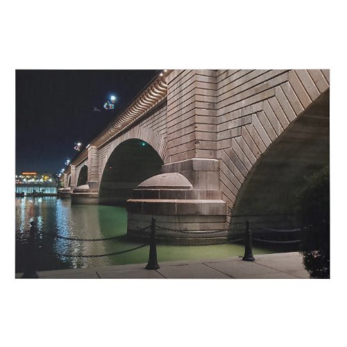 The London Bridge Lake Havasu Az Faux Canvas Print