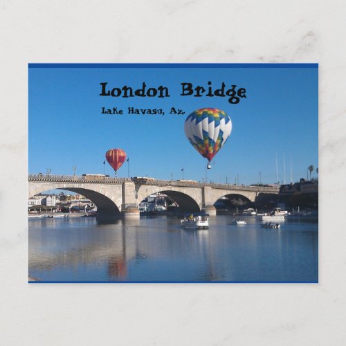 The London Bridge Lake Havasu Az  Postcard