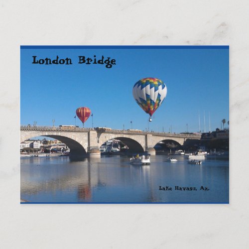 The London Bridge Lake Havasu Az  Postcard
