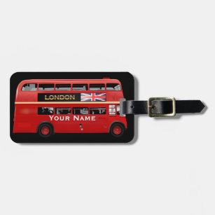 The London Bus Luggage Tag