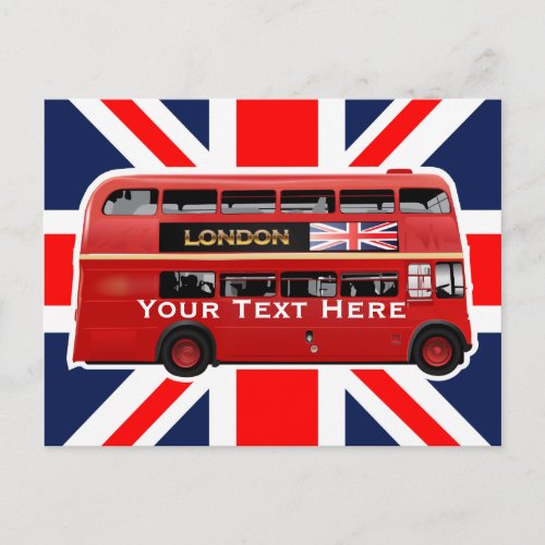 The London Bus Postcard