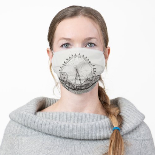 The London Eye 30102006 Adult Cloth Face Mask