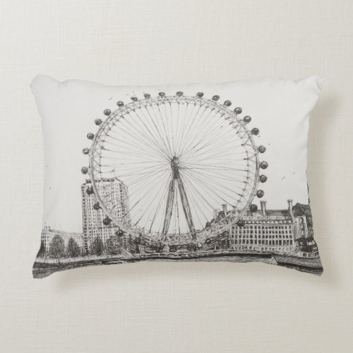 The London Eye 30102006 Decorative Pillow