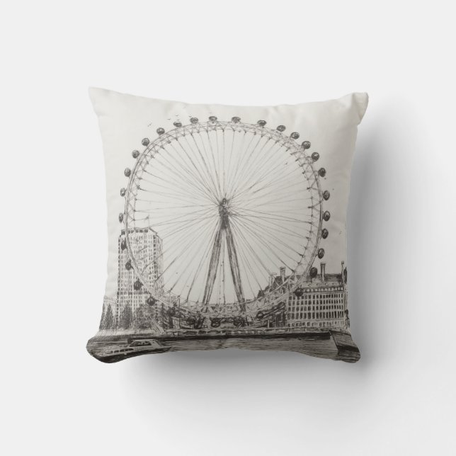The London Eye 30/10/2006 Throw Pillow (Front)