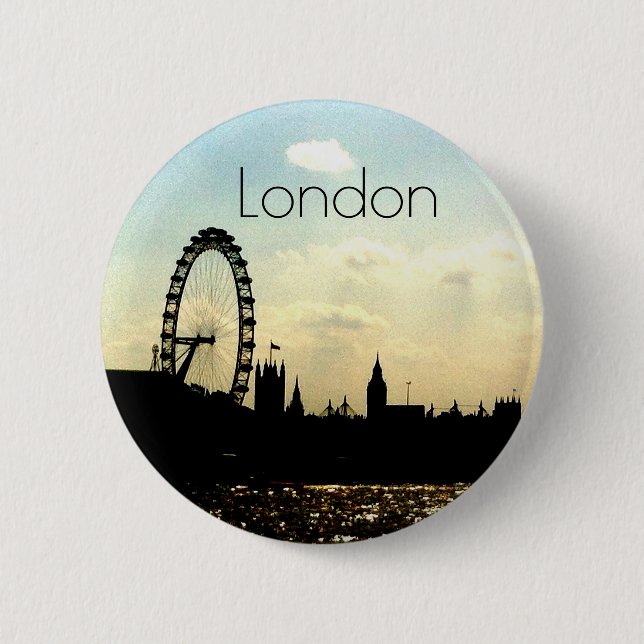 The London Eye Badge Button (Front)