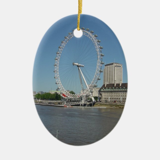 The London Eye Ceramic Ornament (Front)