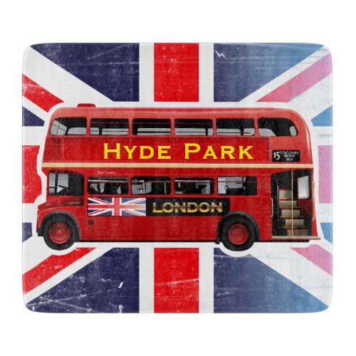 The London Red Bus Cutting Board