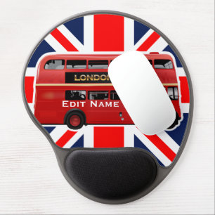 The London Red Bus Gel Mouse Pad