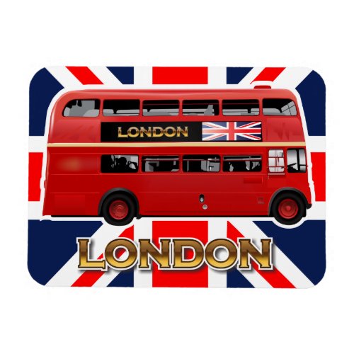 The London Red Bus Magnet