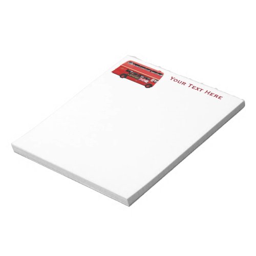 The London Red Bus Notepad