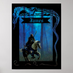 The Lone Knight: A Journey Through the Mist Poster