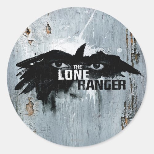 The Lone Ranger Logo with Mask 2 Classic Round Sticker