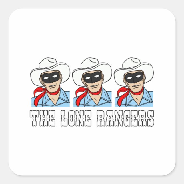 The Lone Rangers Square Sticker (Front)