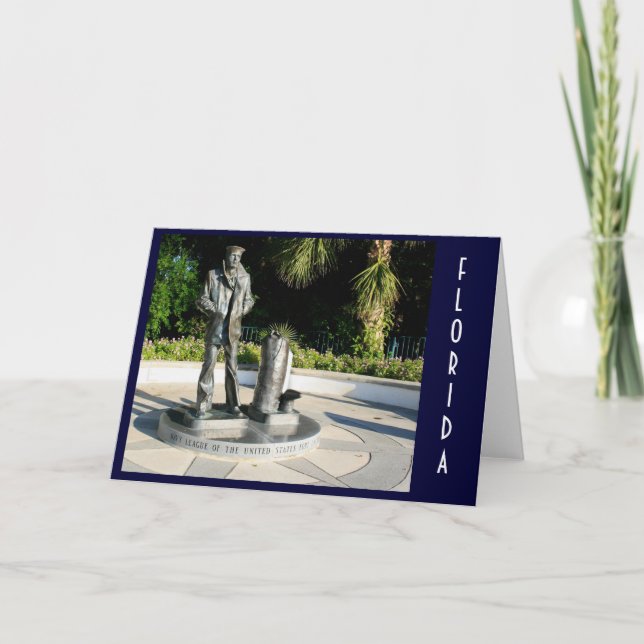 The Lone Sailor Card (Front)