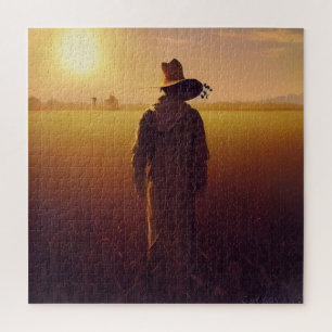 The Lone Scarecrow Jigsaw Puzzle