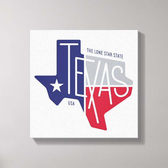 The Lone Star State Canvas Print (Front)