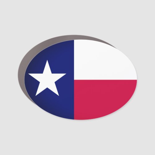 The Lone Star State flag Car Magnet