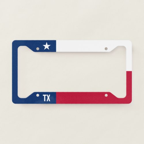 The Lone Star State flag License Plate Frame