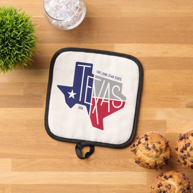 The Lone Star State Pot Holder (Top Down)