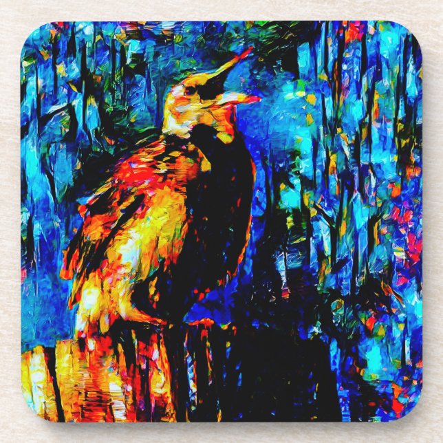 The Lonely Bird 2 Beverage Coaster (Front)