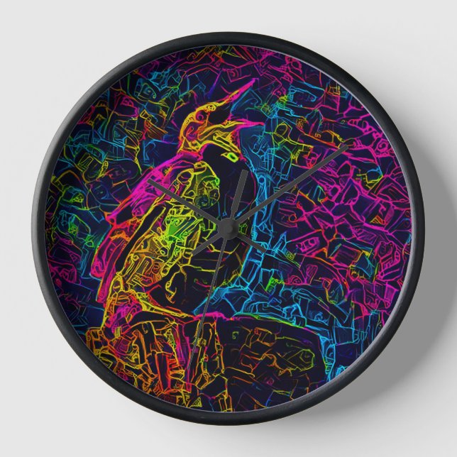 The Lonely Bird 3 Clock (Front)
