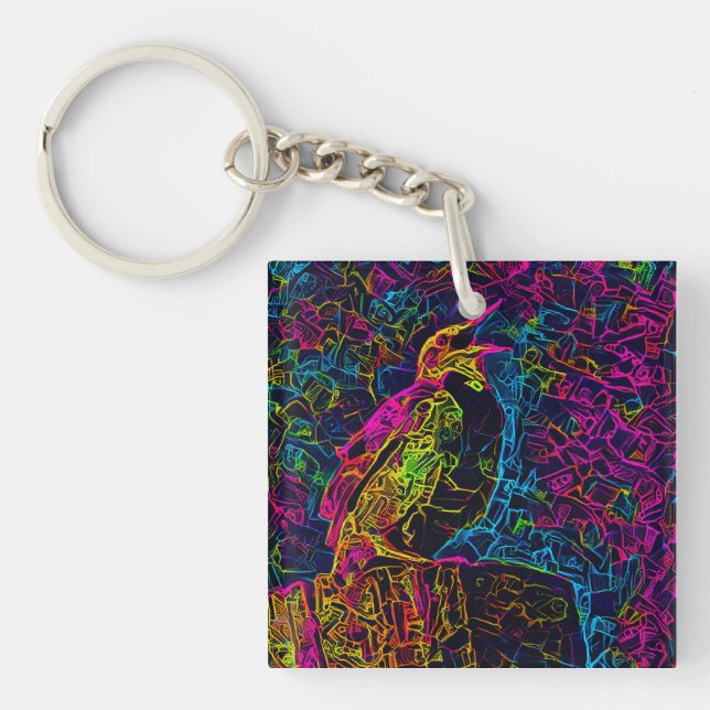 The Lonely Bird 3 Keychain (Front)