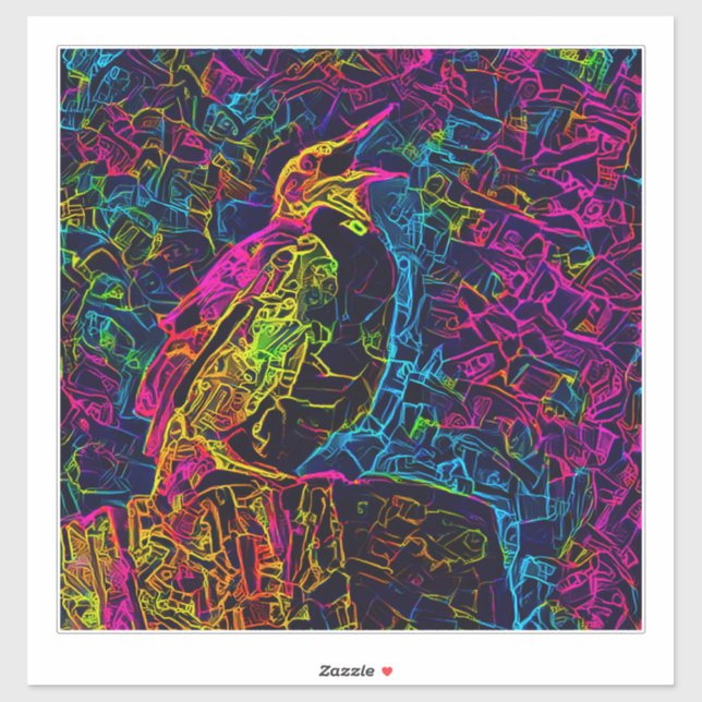 The Lonely Bird 3 Sticker (Sheet)