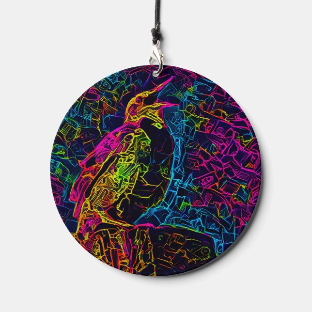 The Lonely Bird 3 Wind Chime (Front)