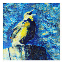 The Lonely Bird VanGogh Style