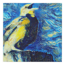 The Lonely Bird VanGogh Style