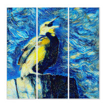 The Lonely Bird VanGogh Style 