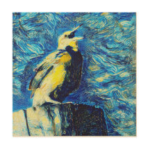 The Lonely Bird VanGogh Style 