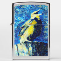 The Lonely Bird VanGogh Style 