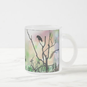 The Lonely Crow Frosted Mug