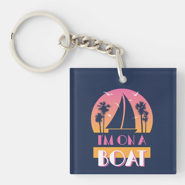 The Lonely Island - I'm On A Boat Keychain (Front)
