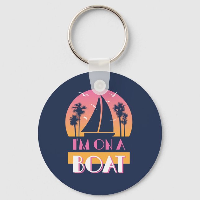 The Lonely Island - I'm On A Boat Keychain (Front)