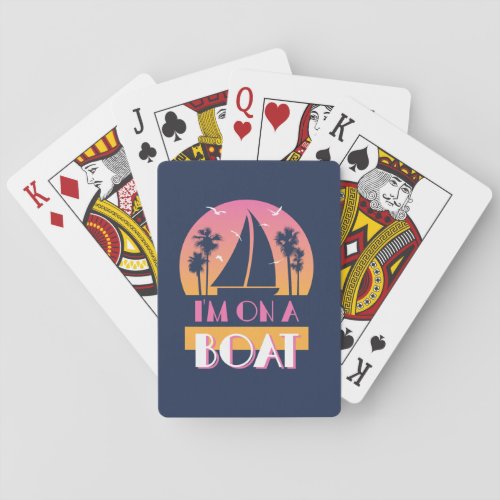 The Lonely Island _ Im On A Boat Playing Cards