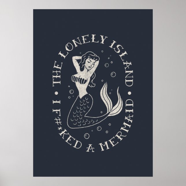 The Lonely Island Mermaid Poster (Front)