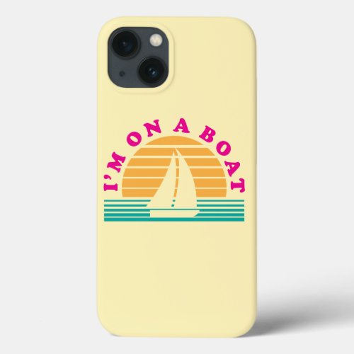 The Lonely Island On A Boat iPhone 13 Case