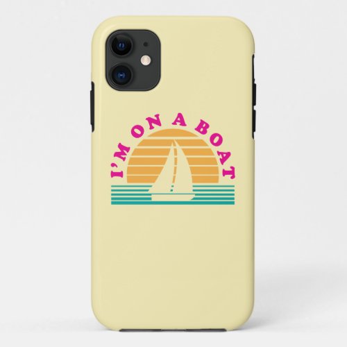 The Lonely Island On A Boat iPhone 11 Case